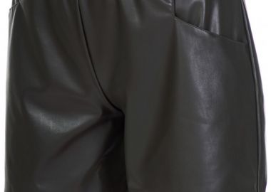 Σορτς Kendal + Kylie Vegan Leather KKW352102-BLACK Γυναικείο - Kendal + Kylie - 