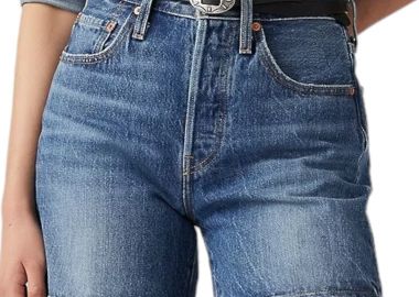 Σορτς Levi's 501R Mid Thigh Med Indigo- Worn In 858330053-53 Γυναικείο - Levi's - 