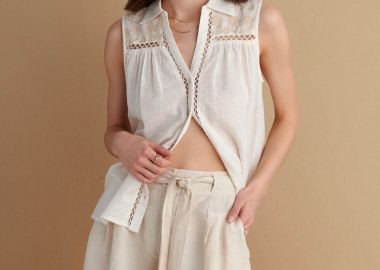 Σορτς λινό με ζώνη - 5206634944962 -  - 