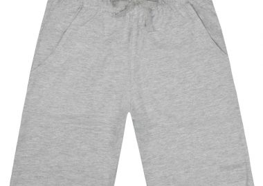 Σορτς μακό με λάστιχο στη μέση basic line - ΜΕΛΑΝΖΕ 12-216141-2-9 - energiers - 