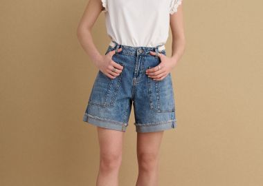 Σορτς με σχοινί στο πλάϊ - 5206634943842 -  - 