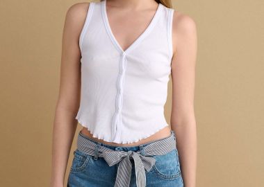 Σορτς με ζώνη στη μέση - 5206634943538 -  - 