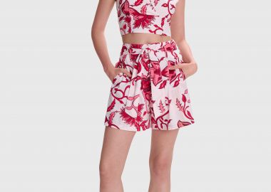 Σορτς ψηλόμεσο abstract φλοράλ - 5206634951441 -  - 