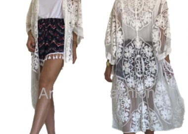 Σορτσάκι με Μοτίφ Μπλε με Πομ Πομ - Amelie's - 