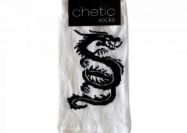 Σοσόνια black dragon unisex - chetic socks - 