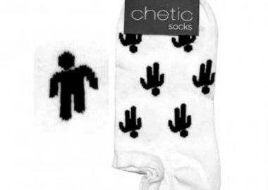 Σοσόνια με μαύρο σχέδιο Billie Eilish unisex - chetic socks - 