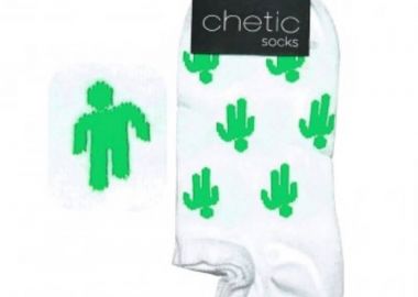 Σοσόνια με πράσινο σχέδιο Billie Eilish unisex - chetic socks - 