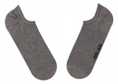 Σοσόνια μονόχρωμα γκρι unisex - chetic socks - 