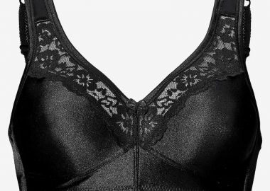 Σουτιέν με φαρδιά τιράντα σε μαύρο χρώμα -  - 