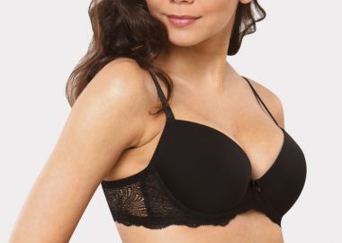 Σουτιεν Push Up Norddiva Μαύρο - Norddiva - 