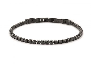 SOVRANI Βραχιόλι από ανοξείδωτο ατσάλι Black J5411 - Sovrani - 