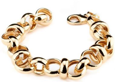 SOVRANI Βραχιόλι από ανοξείδωτο ατσάλι Gold J6001 - Sovrani - 