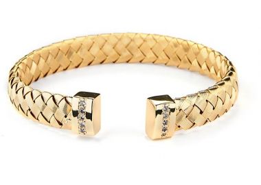 SOVRANI Βραχιόλι από ανοξείδωτο ατσάλι Gold J6615 - Sovrani - 