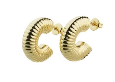 SOVRANI Σκουλαρίκια από ανοξείδωτο ατσάλι Gold J10950 - Sovrani - 