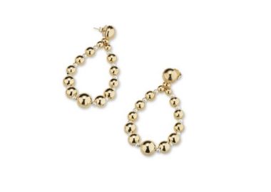 SOVRANI Σκουλαρίκια από ανοξείδωτο ατσάλι Gold J8911 - Sovrani - 