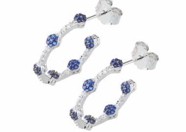 SOVRANI Σκουλαρίκια από ανοξείδωτο ατσάλι Silver J8374 - Sovrani - 