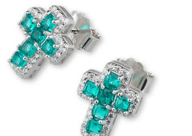 SOVRANI Σκουλαρίκια από ανοξείδωτο ατσάλι Silver J8386 - Sovrani - 