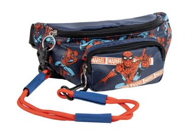 Spiderman Jump Μπανάνα Μέσης Μπλε 25x14 cm Μπλε - Spiderman - 