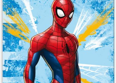 Spiderman Light εξαιρετικά μαλακή polar fleece κουβέρτα 100x140 cm Μπλε - Spiderman - 