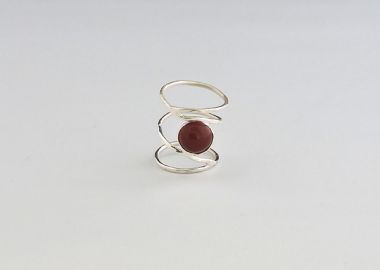 Spiral Stone Ring -  - 