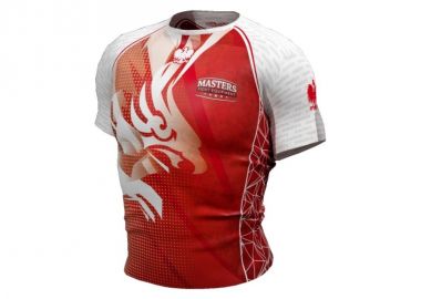 Sport Masters Eagle PL Ανδρική Κοντομάνικη Μπλούζα 06969-M Κόκκινη - Sport Masters - 