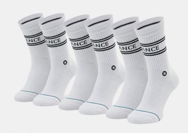 STANCE BASIC 3-PACK CREW SOCKS ΑΣΠΡΟ - STANCE - 