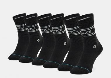 STANCE BASIC 3-PACK CREW SOCKS ΜΑΥΡΟ - STANCE - 