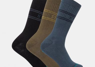 STANCE BASIC 3-PACK CREW SOCKS ΠΟΛΥΧΡΩΜΟ - STANCE - 