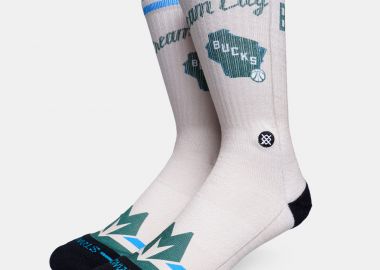 Stance Milwaukee Bucks Badged Unisex Κάλτσες (9000264957_1523) - Stance - 