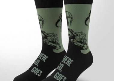 Star Wars Green μακριά κάλτσα ενηλίκων Νο 38-45 Πολύχρωμο - Star Wars - 