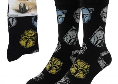 Star Wars The Mandalorian μακριά κάλτσα ενηλίκων Νο 38-45 Μαύρο - Star Wars - 