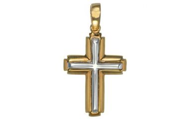 Σταυρός Δίχρωμος Κ14 - 06097 -  - 