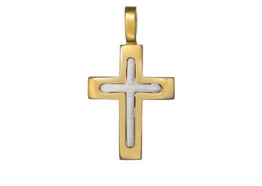 Σταυρός Δίχρωμος Κ14 - 13013 -  - 