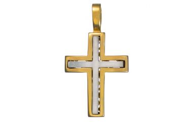 Σταυρός Δίχρωμος Κ14 - 13014 -  - 