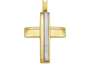 Σταυρός Δίχρωμος Κ14 - 13048 -  - 