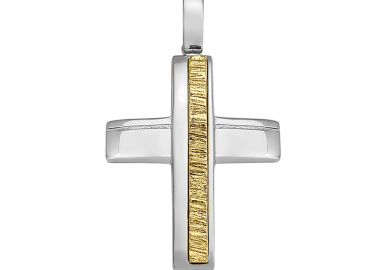 Σταυρός Δίχρωμος Κ14 - 13048SA -  - 