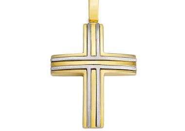 Σταυρός Δίχρωμος Κ14 - 13053 -  - 