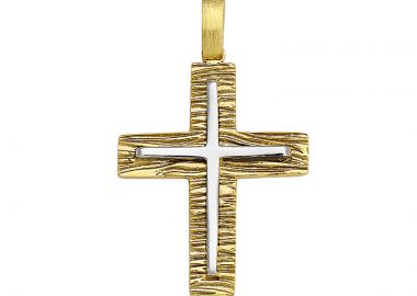 Σταυρός Δίχρωμος Κ14 - 13055 -  - 