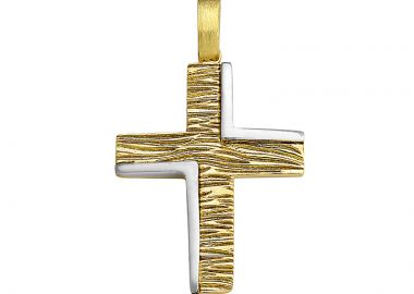 Σταυρός Δίχρωμος Κ14 - 13056 -  - 