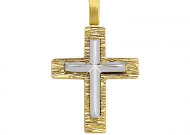 Σταυρός Δίχρωμος Κ14 - 13060 -  - 