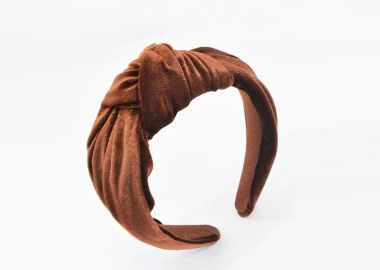 Στέκα βελούδινη με κόμπο - MAT FASHION - 