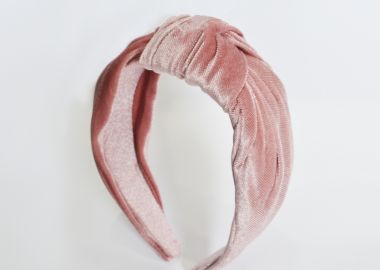 Στέκα βελούδινη με κόμπο - MAT FASHION - 