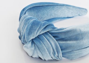 Στέκα βελούδινη με κόμπο - MAT FASHION - 