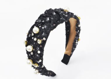 Στέκα τζιν με πέρλες και παγιέτες - MAT FASHION - 