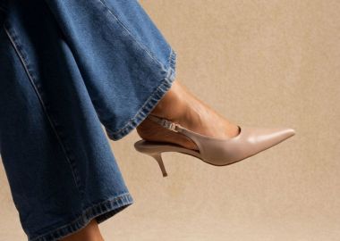 Stephan Γόβες Slingback Kitten Heel - TH-17 - Taupe Matte - Stephan - 