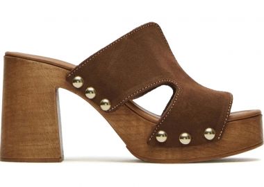 STEVE MADDEN δερμάτινο ταμπά τσόκαρο SUNKISSED - Steve Madden - 