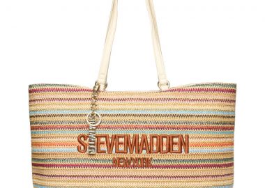 Steve Madden ψάθινη τσάντα ώμου BCOCOS - Steve Madden - 