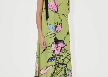 Stine Goya γυναικείο φόρεμα maxi με floral print 