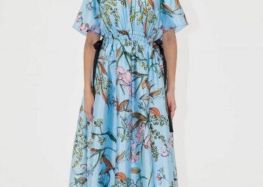 Stine Goya γυναικείο φόρεμα midi με floral print 