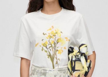 Stine Goya γυναικείο T-shirt με floral print 